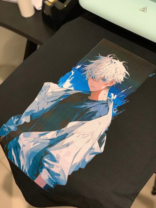 White Hair Anime T-Shirt